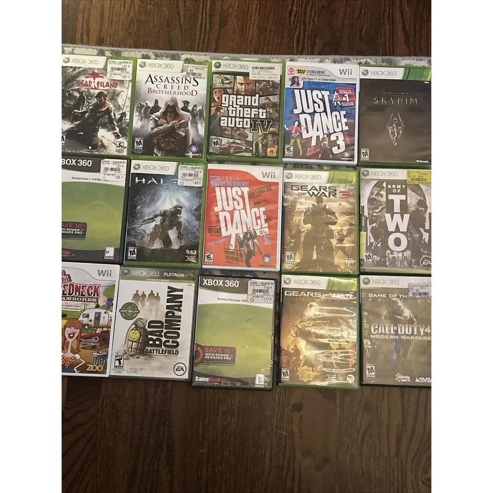 Video Games for Wii/Xbox 360- Lot of‎ 23
